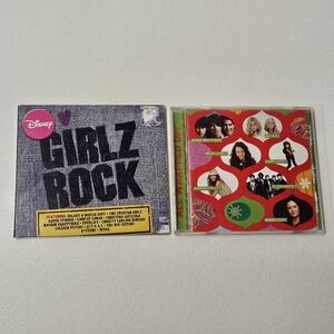 Two CDs Disney Girlz Rock CD and All Wrapped Up! Christmas CD